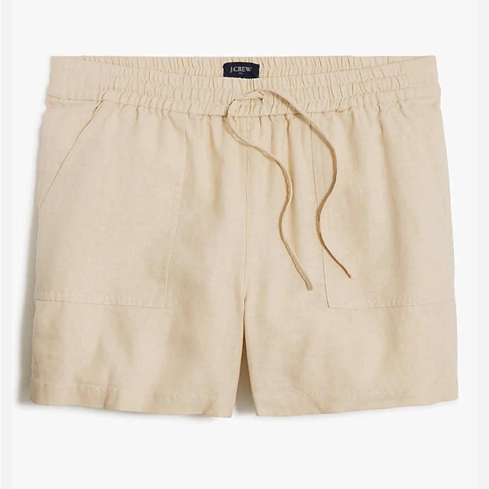 J. Crew Factory Linen Blend Drawstring Shorts - XL